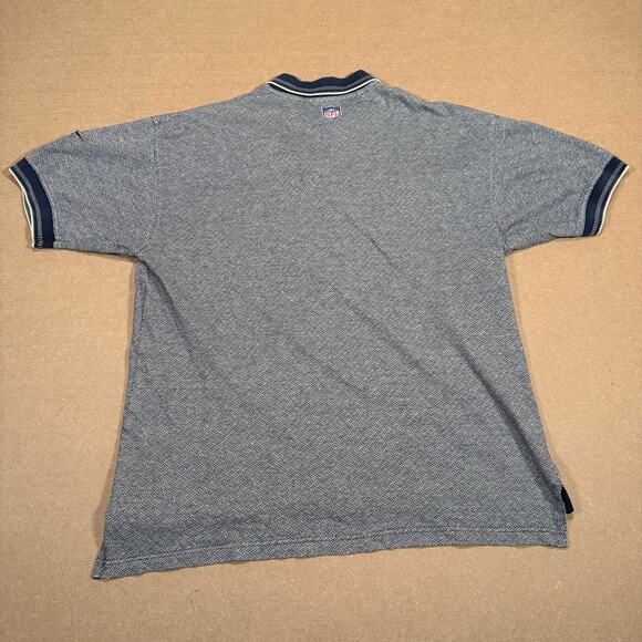 Vintage New York Giants NFL Pro Line Polo Collared Reebok Shirt 90s Size Large - Picture 4 of 8